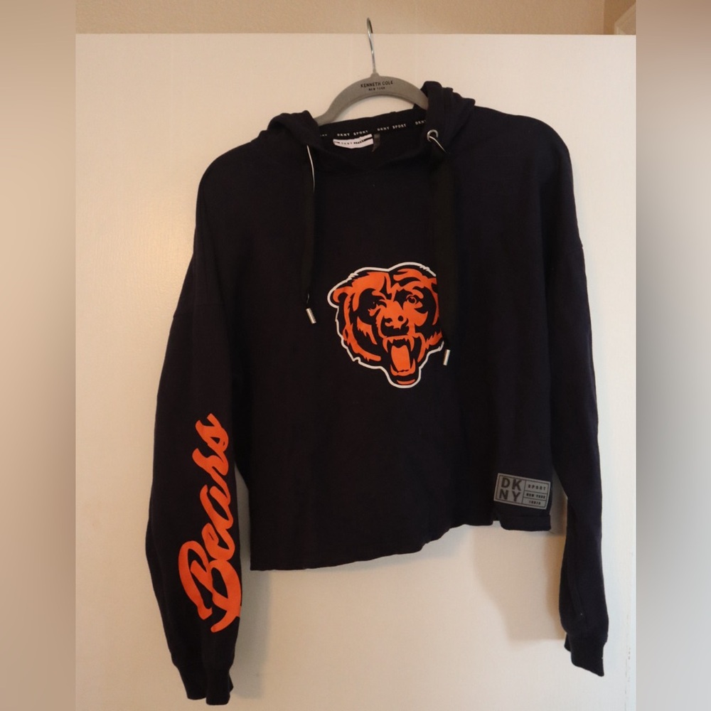 DKNY Chicago Bears cropped hoodie